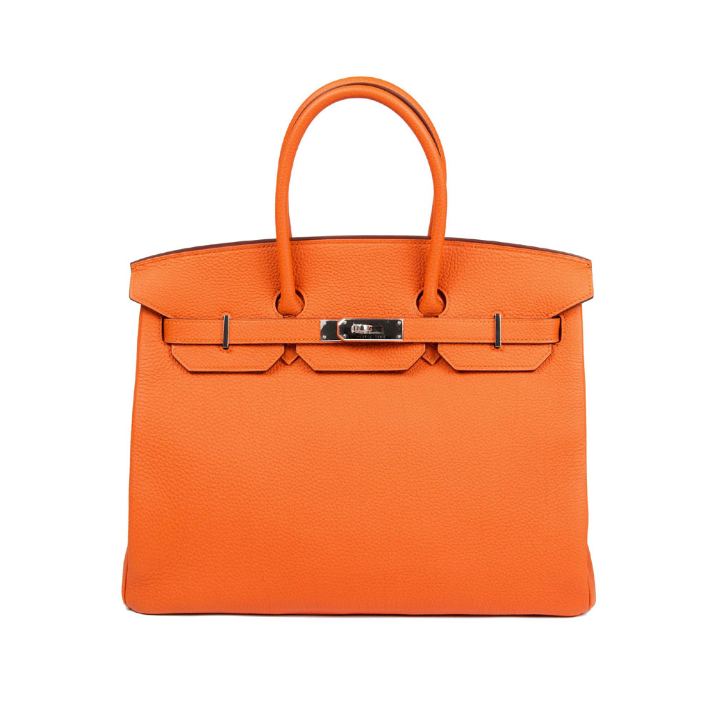 Hermes Birkin Orange 35cm Togo Palladium H027768CKT3: Image 1