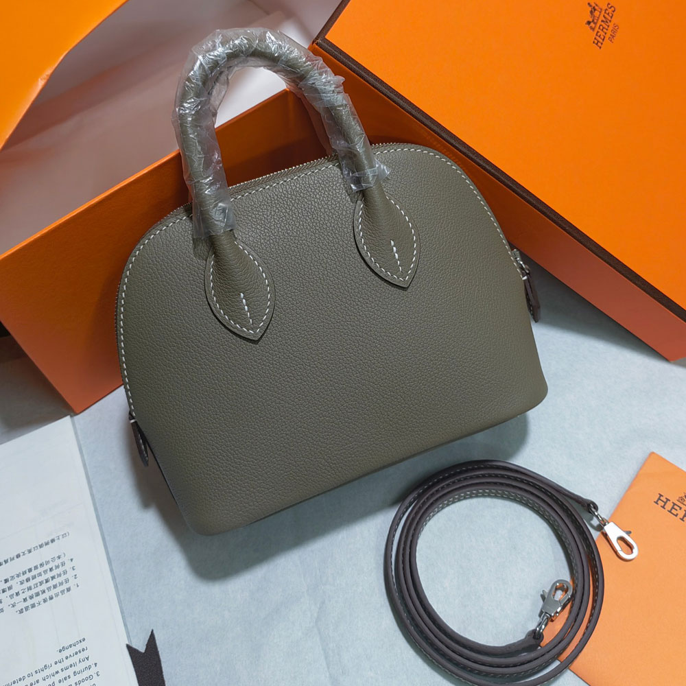 Hermes Mini Bolide Bag Grey Evercolor H029812CK03: Image 1