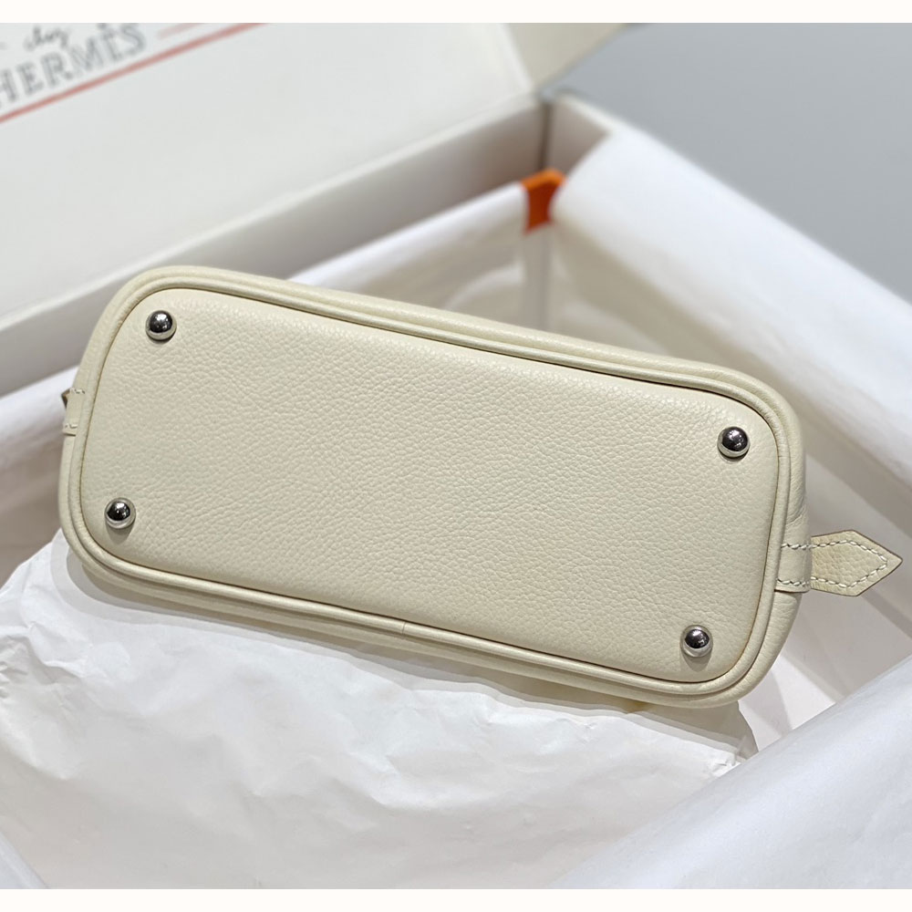 Hermes Mini Bolide Bag White Evercolor H029812CK05: Image 3