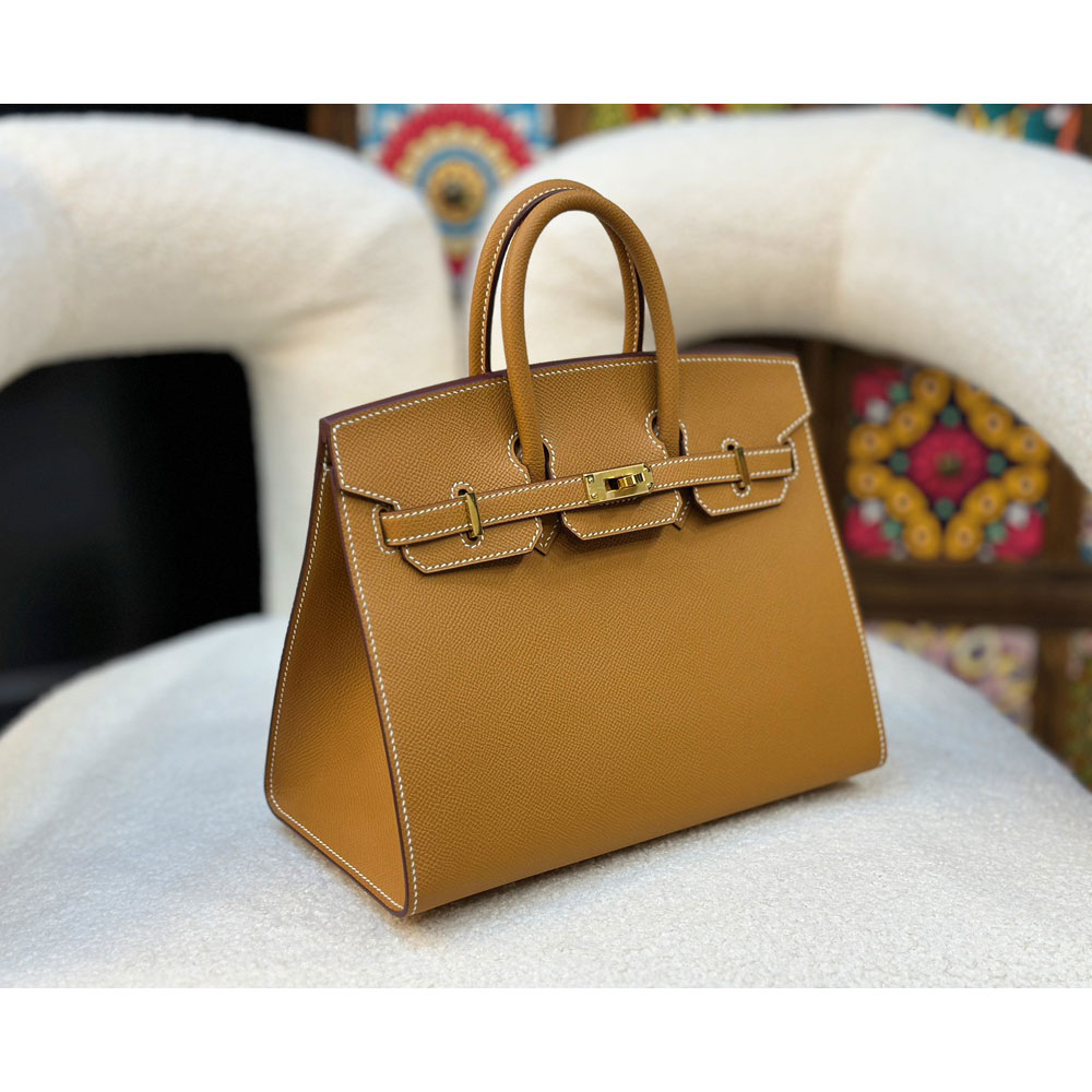 Hermes 25cm Birkin Bag in Brown Epsom H041344C002: Image 2