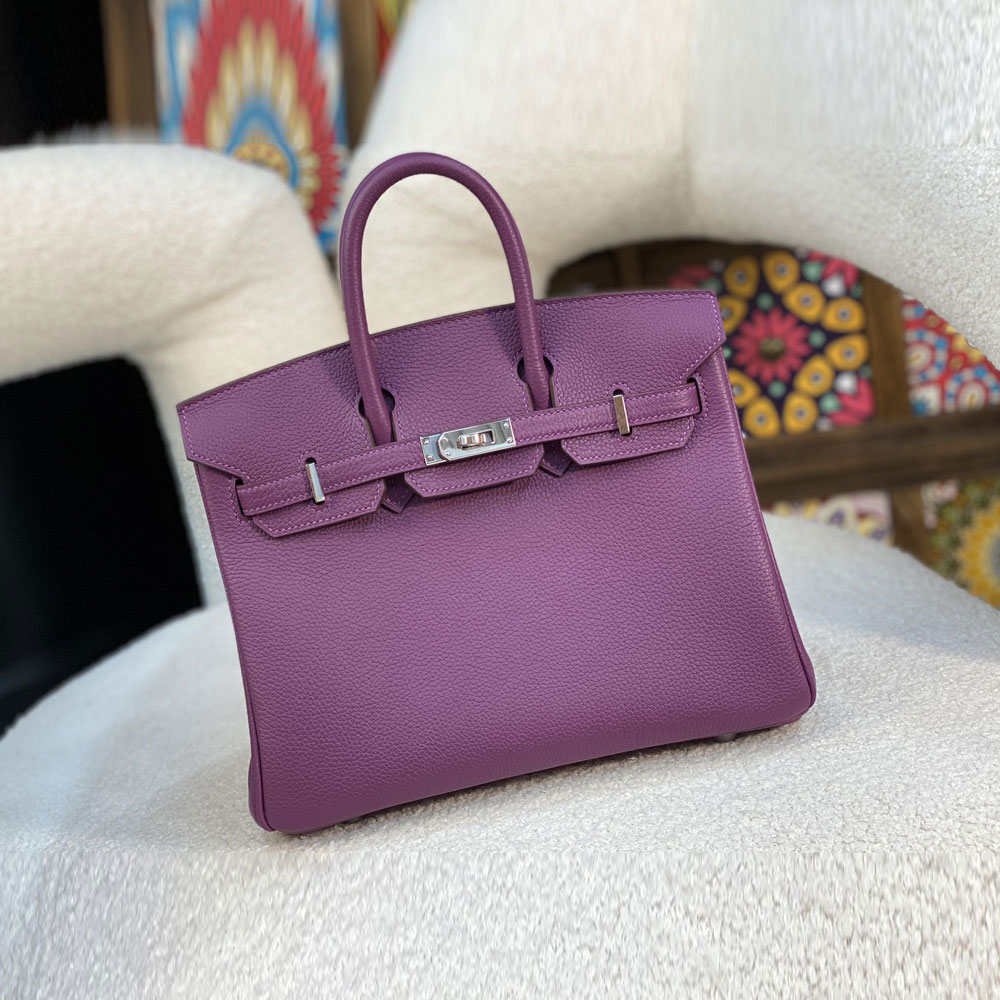 Hermes 25cm Birkin Bag in Purple Togo H041344C005: Image 1