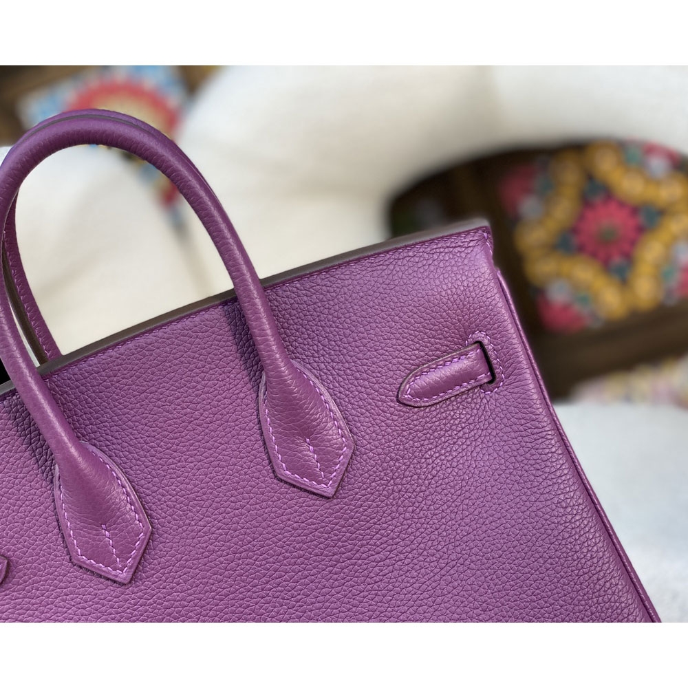 Hermes 25cm Birkin Bag in Purple Togo H041344C005: Image 2