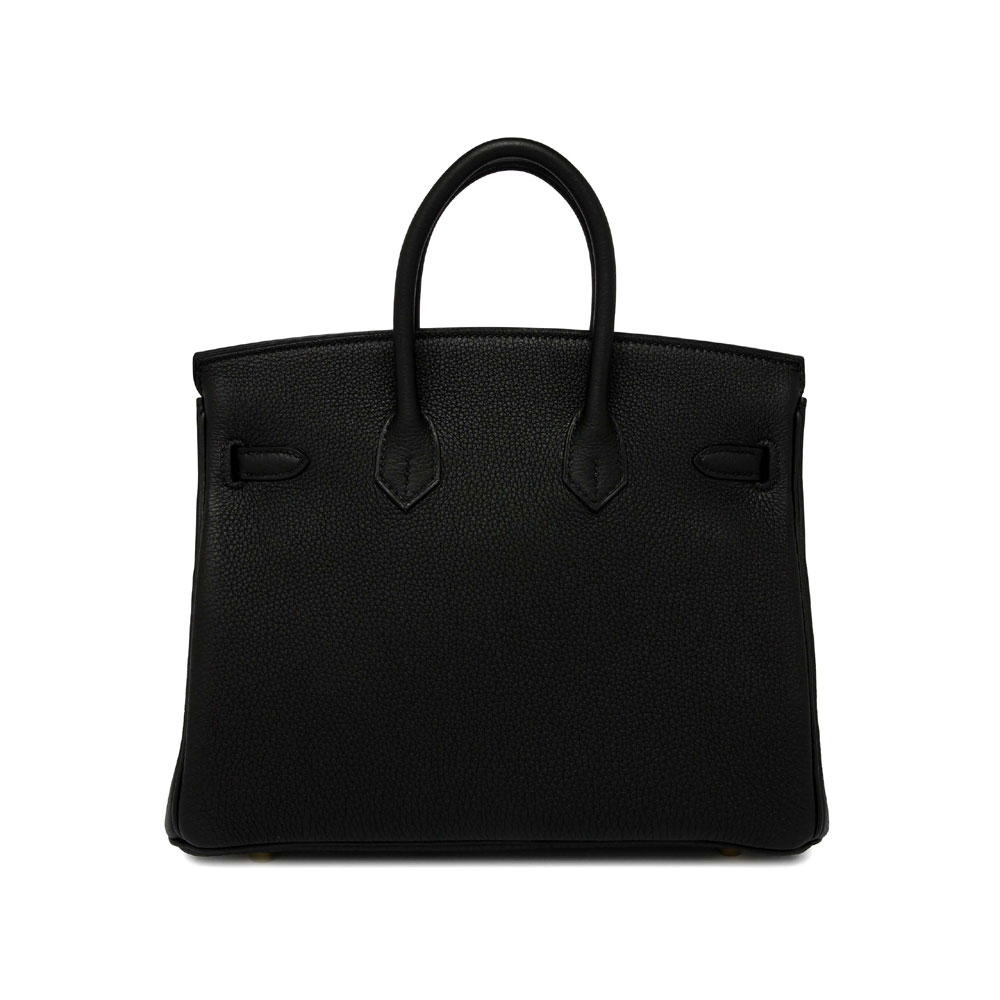 Hermes Birkin Black 25cm Togo Gold H041344CK89: Image 2