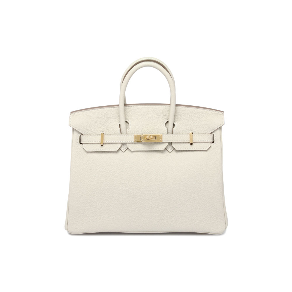 Hermes 25cm Birkin Bag in Cream Crais H041344CKS2: Image 1