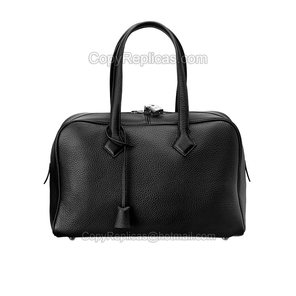 Hermes Victoria II 35 tote bag 35Black H050021CK89: Image 1