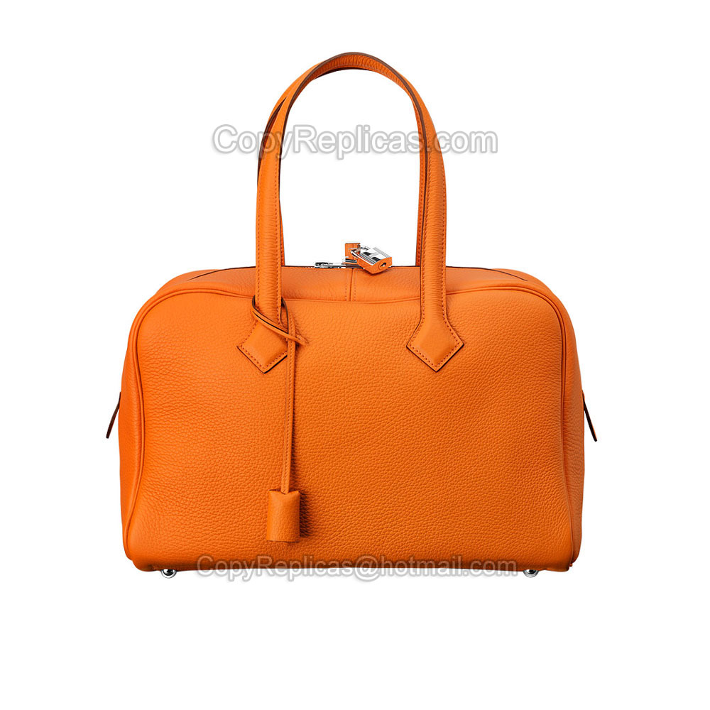 Hermes Victoria II 35 tote bag 35Orange H050021CK93: Image 1