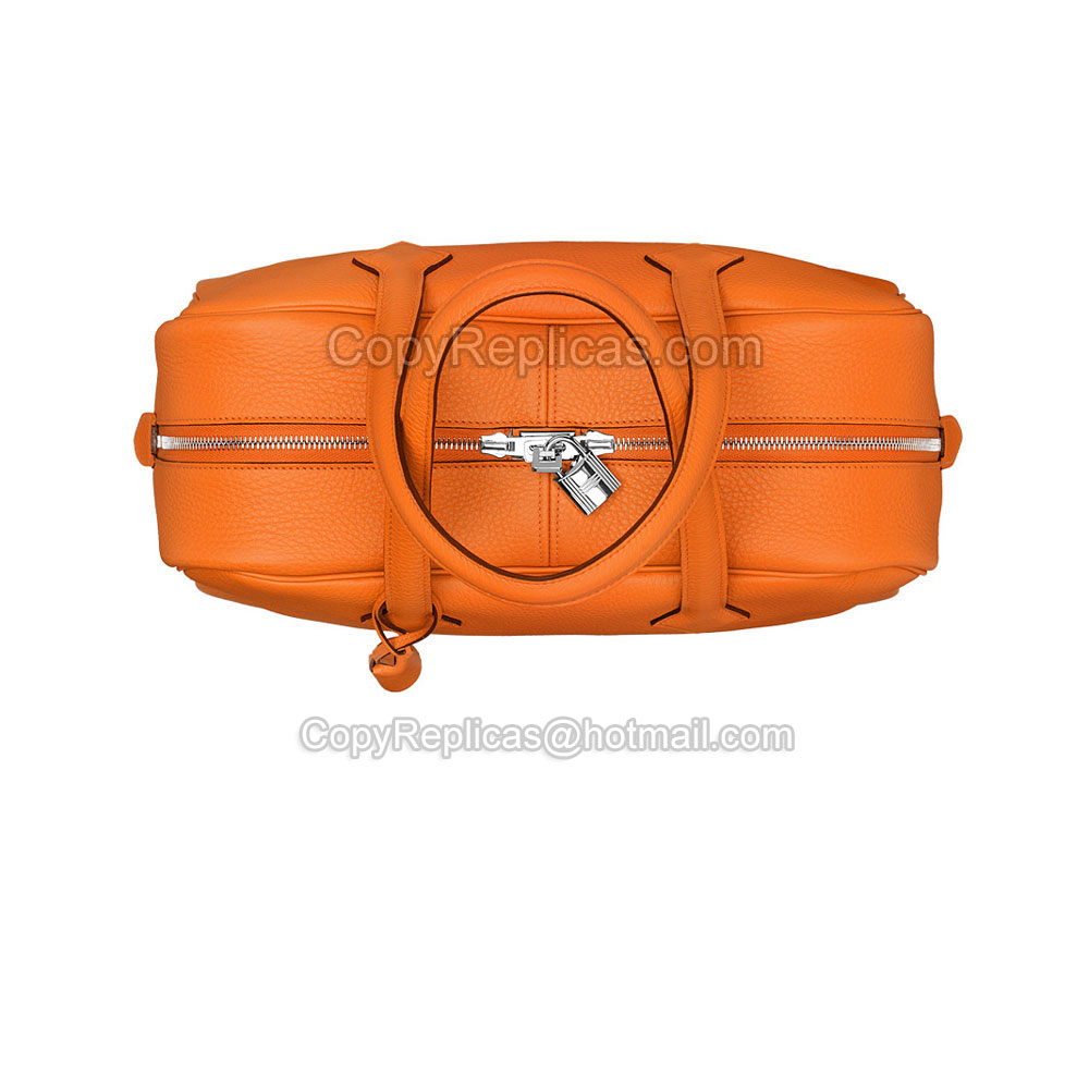 Hermes Victoria II 35 tote bag 35Orange H050021CK93: Image 4