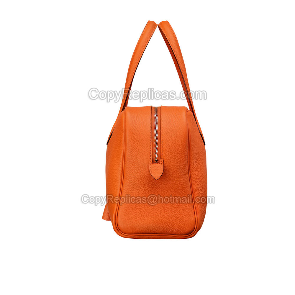 Hermes Victoria II 35 tote bag 35Fire orange H050021CK9J: Image 2