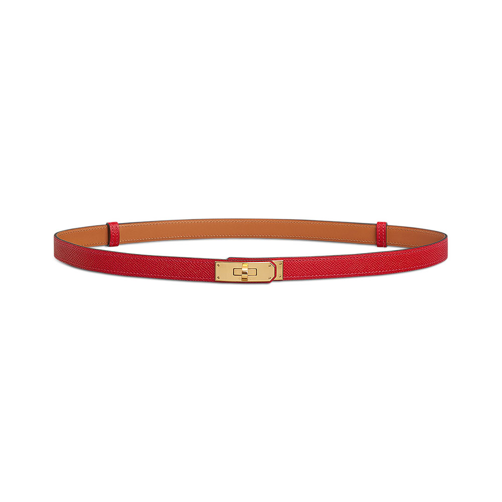 Hermes Kelly belt in Epsom calfskin with Kelly buckle in gold metal H069853CCQ5: Image 1