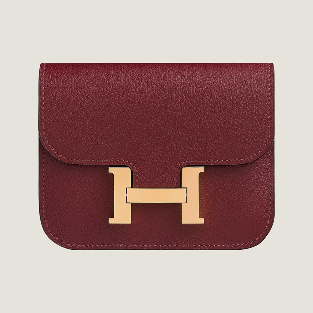 Hermes Constance Slim Wallet Chever H082214CC55: Image 1