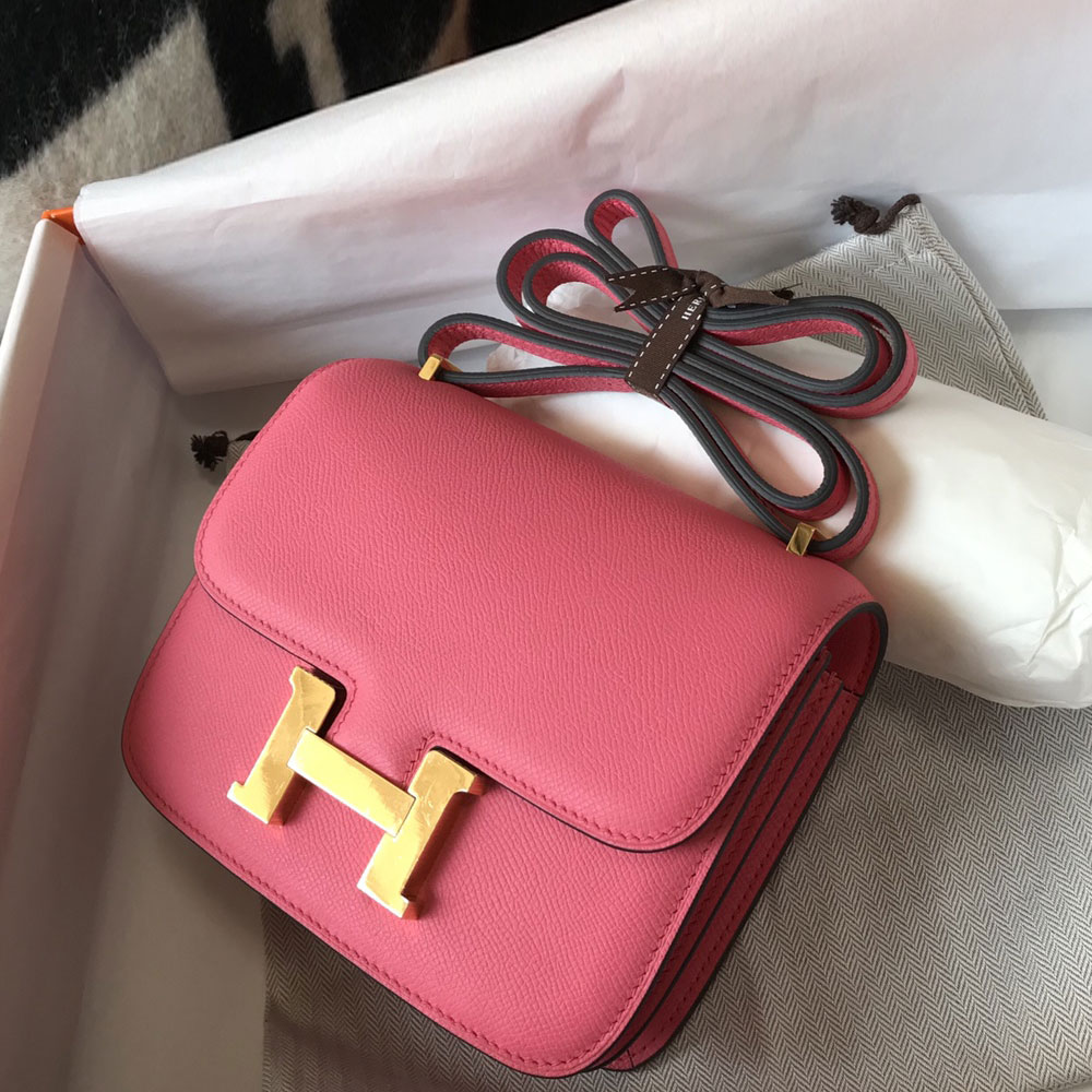 Hermes Constance 24 Bag in Pink Epsom H082214CK13: Image 1