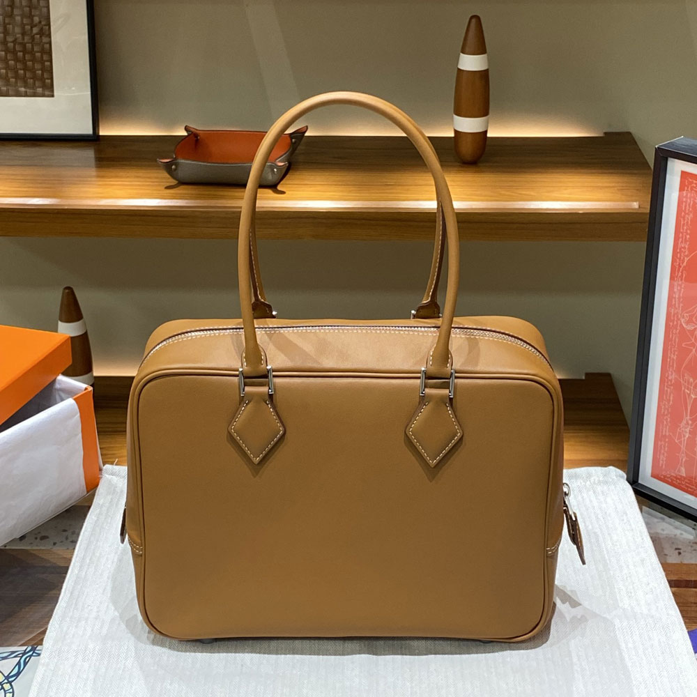 Hermes Plume 28 Bag Brown Swift H083082C005: Image 1