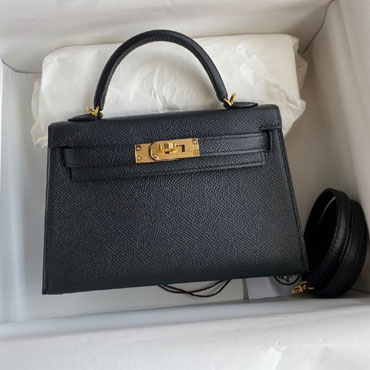 Hermes Mini Kelly II Epsom in Black H0276190002