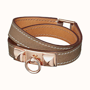 Hermes Rivale Double Tour bracelet H064644CD18