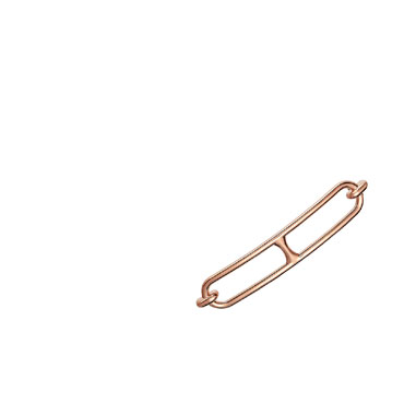 Hermes 13mm buckle in rose gold plated metal H070166CDZ2