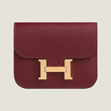 Hermes Constance Slim Wallet Chever H082214CC55