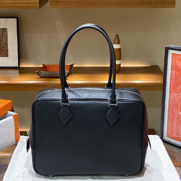 Hermes Plume 28 Bag Black Swift H083082C006