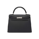 Hermes Kelly Blue Obscure Sombrero Palladium H027630CK9T