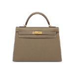 Hermes Kelly Etoupe Sellier Epsom Gold H027631CC37