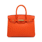 Hermes Birkin Orange Ostrich Gold H027767CKC3