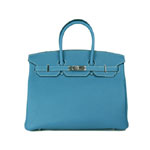 Hermes Birkin Blue Jean 35cm Togo Palladium H027768CC6T