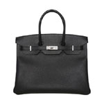 Hermes Birkin Black 35cm Epsom Palladium H027768CK99