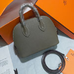 Hermes Mini Bolide Bag Grey Evercolor H029812CK03