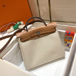 Hermes Herbag Zip 31 hobnailed Bag Canvas H085131CK03