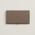 Hermes New H Passant Toutenmain wallet in Grey H085819CK18