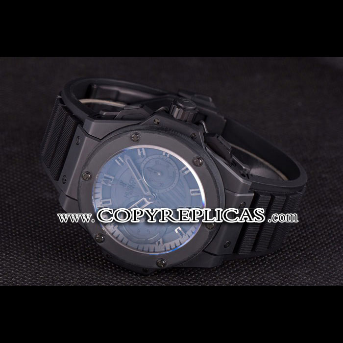 Swiss Hublot King Power Black Dial with Rubber Band HB6262: Image 3