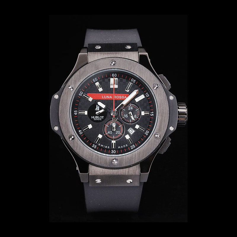 Hublot Limited Edition Luna Rosa Black Dial Watch HB6266: Image 1