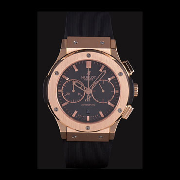 Swiss Hublot Classic Fusion Black Dial Rose Gold HB6245