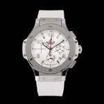 Hublot Big Bang White Strap White Dial Watch HB6232