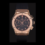 Swiss Hublot Classic Fusion Black Dial Rose Gold HB6245