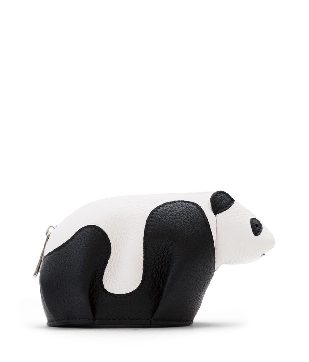 Loewe Panda Coin Purse Black White 199.30JH75-1102: Image 1