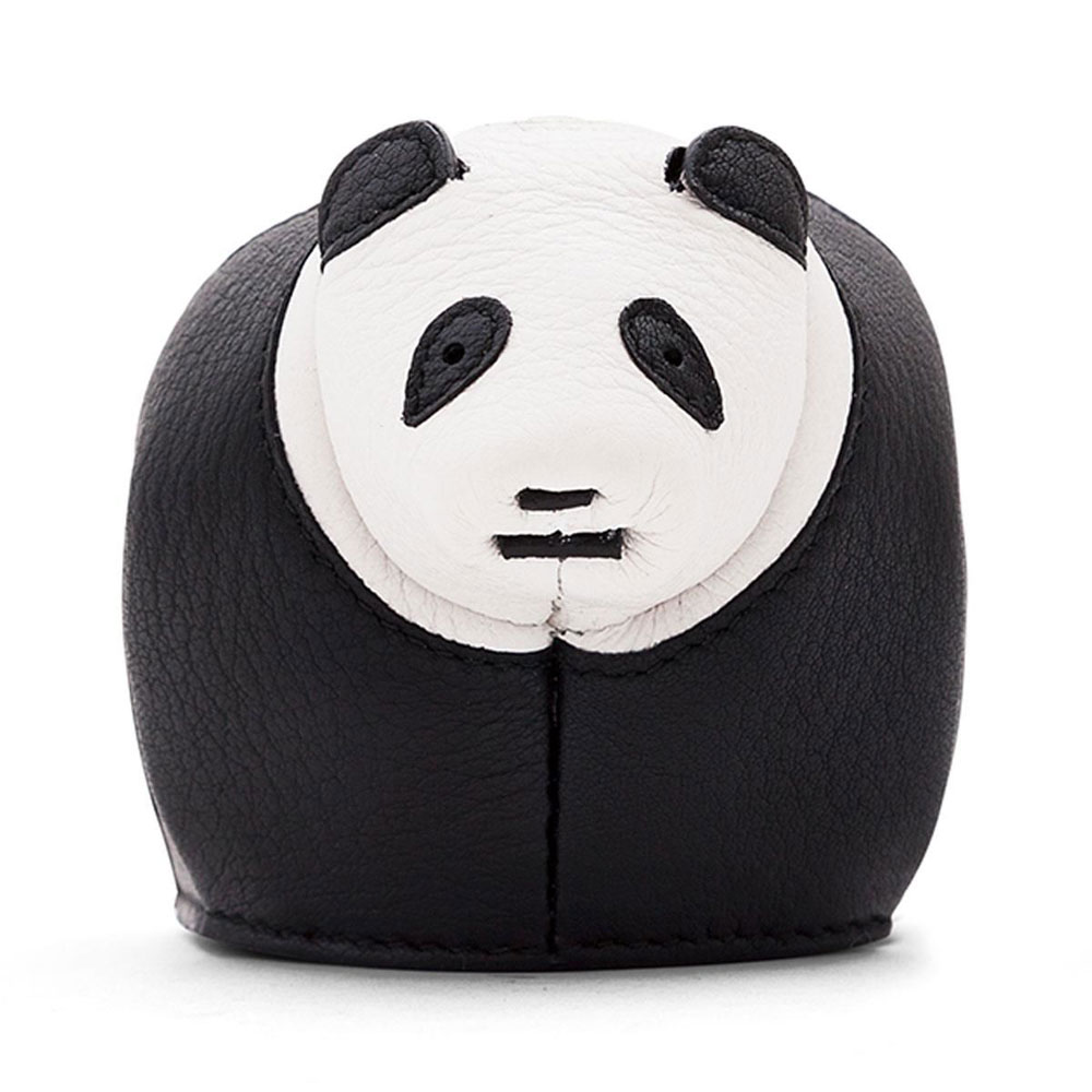 Loewe Panda Coin Purse Black White 199.30JH75-1102: Image 2