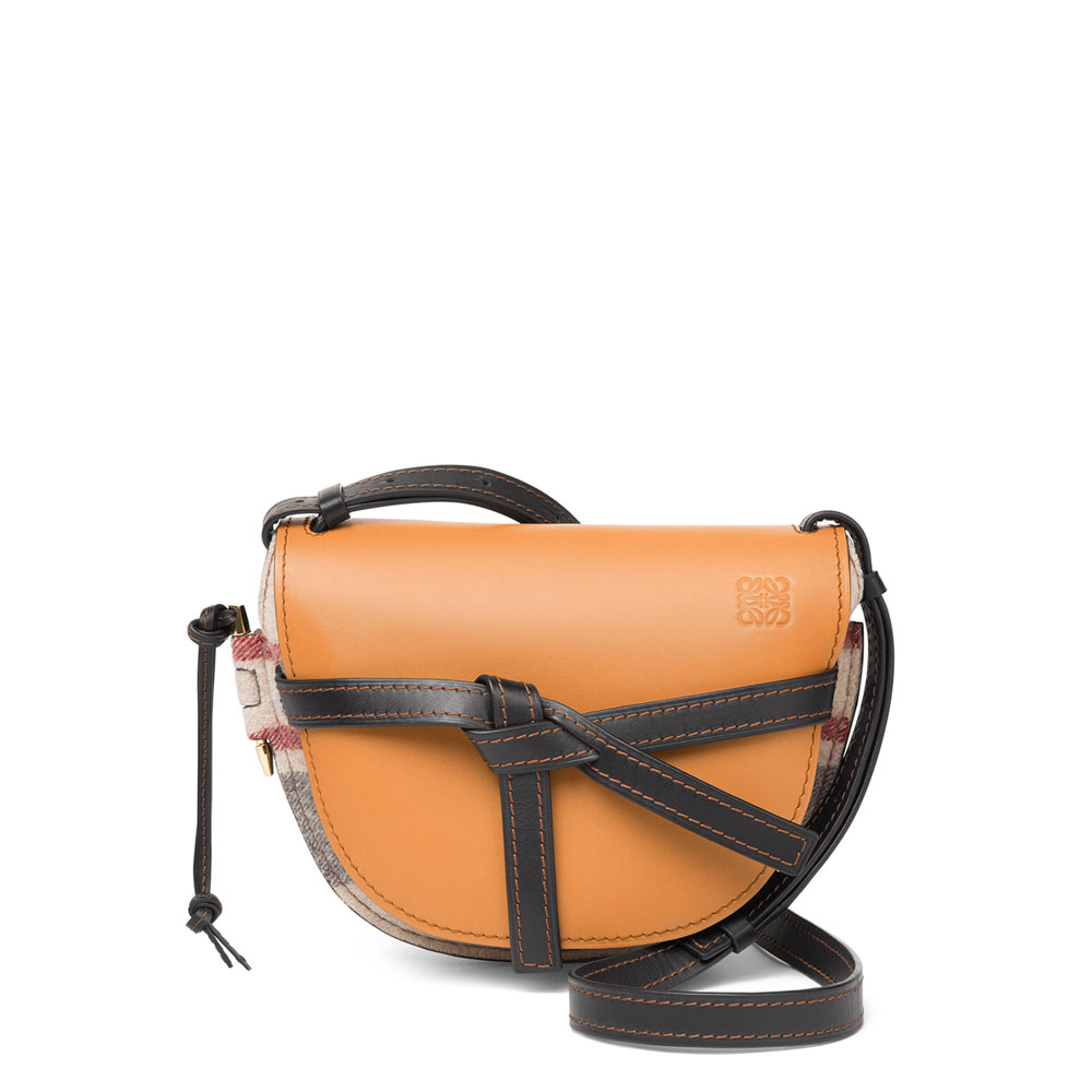 Loewe Gate Stripes Small Bag Multicolor Amber Black 321.01.T20-9612: Image 1