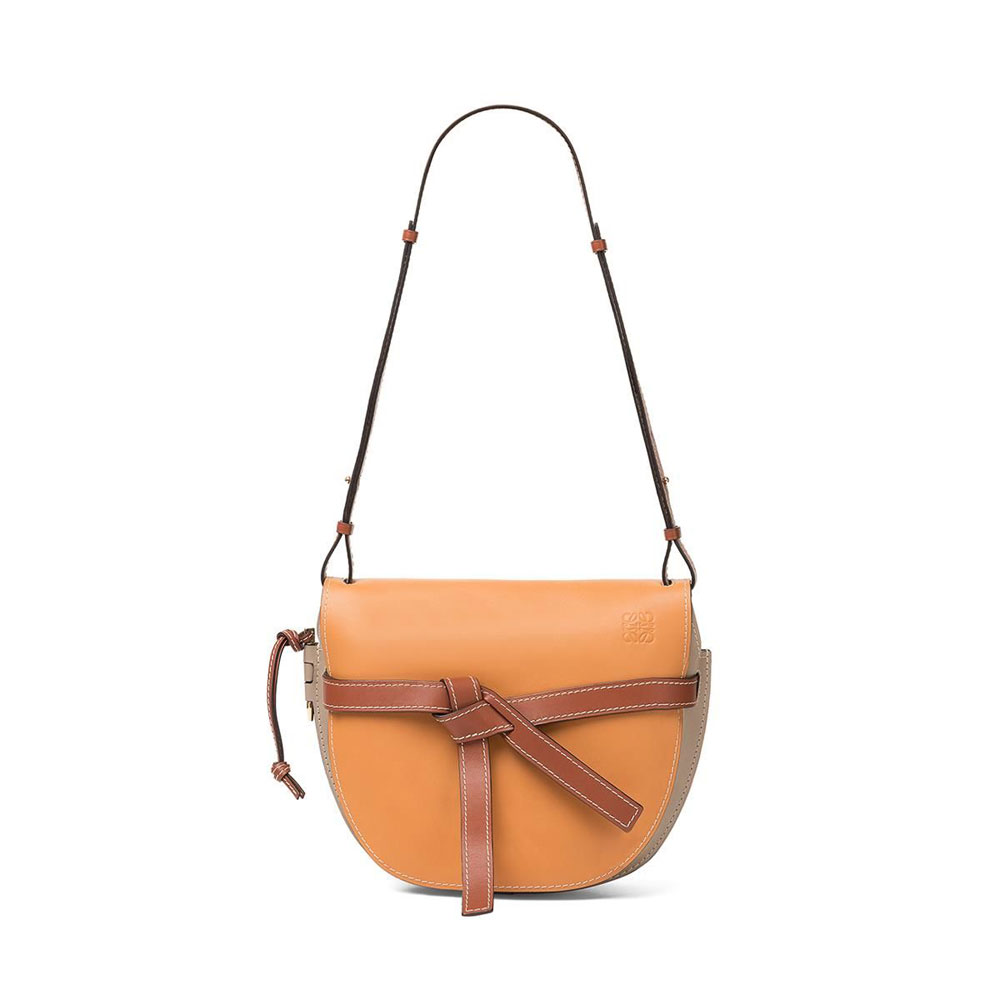 Loewe Gate Bag Amber Light Grey Rust Colour 321.54.T19-8226: Image 5