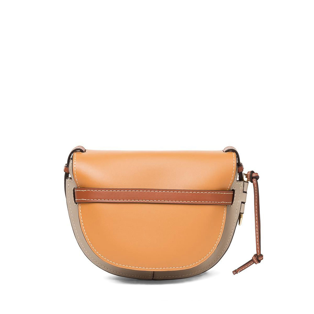 Loewe Gate Small Bag Amber Light Grey Rust Colour 321.54.T20-8226: Image 2