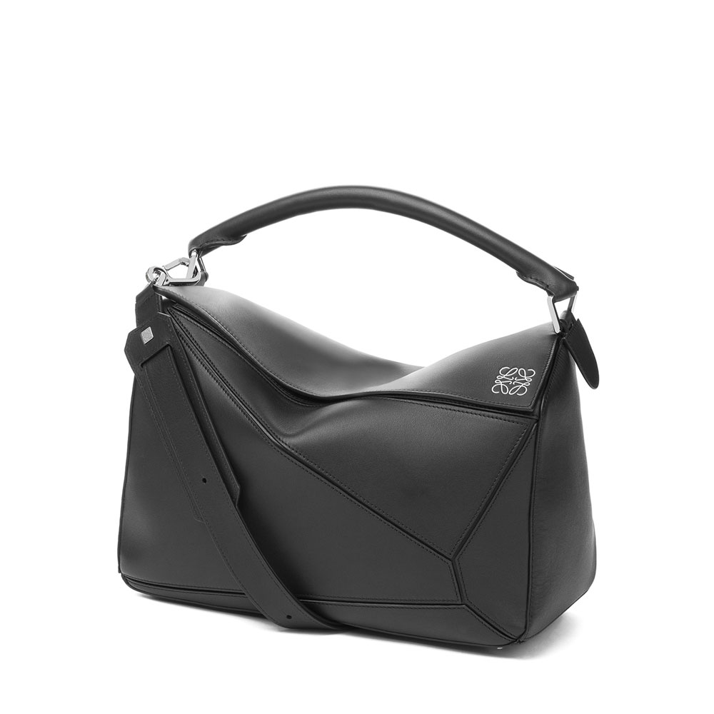 Loewe Puzzle Large Bag Black 322.30.S19-1100: Image 1