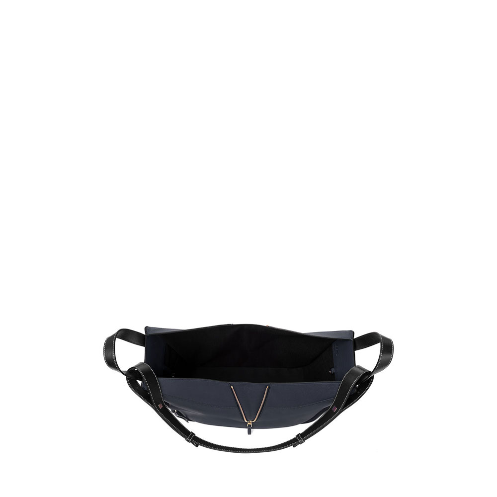 Loewe Hammock Medium Bag Midnight Blue Black 38712KBT38-5605: Image 5