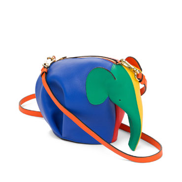 Loewe Elephant Rainbow Mini Bag Multicolor Orange 199.30FM93-9969