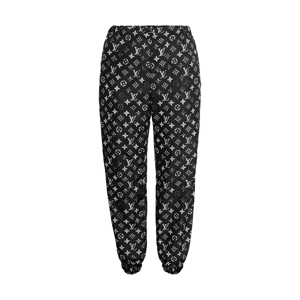 Louis Vuitton Stencil-effect Monogram Jogging Pants 1A5TSI: Image 1