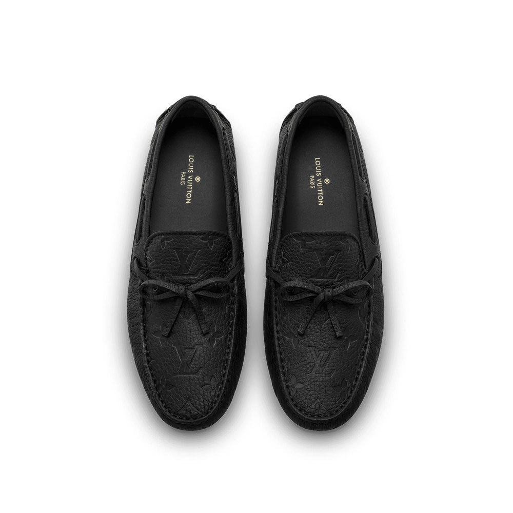 Louis Vuitton Arizona Moccasin in Black 1A5YAP: Image 2