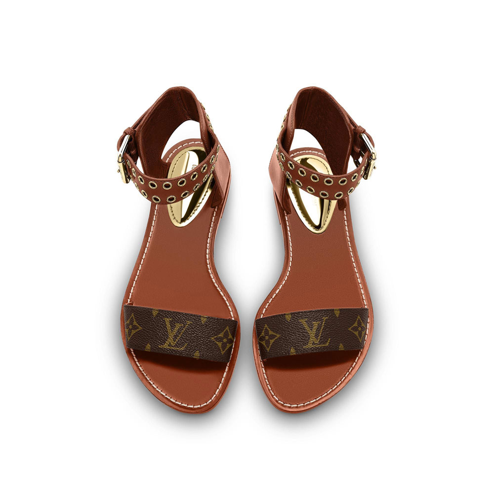 Louis Vuitton Passenger Flat Sandal in Brown 1A63ZZ: Image 2