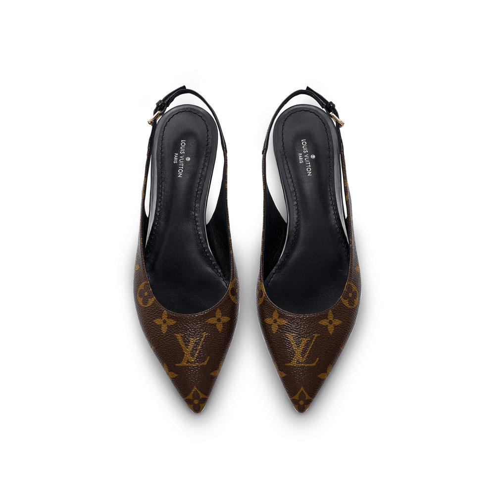 Louis Vuitton Cherie Slingback Ballerina in Brown 1A68AN: Image 2