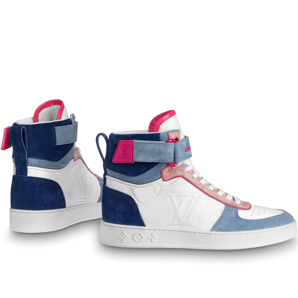 Louis Vuitton Boombox Sneaker Boot in Blue 1A7RNH: Image 3