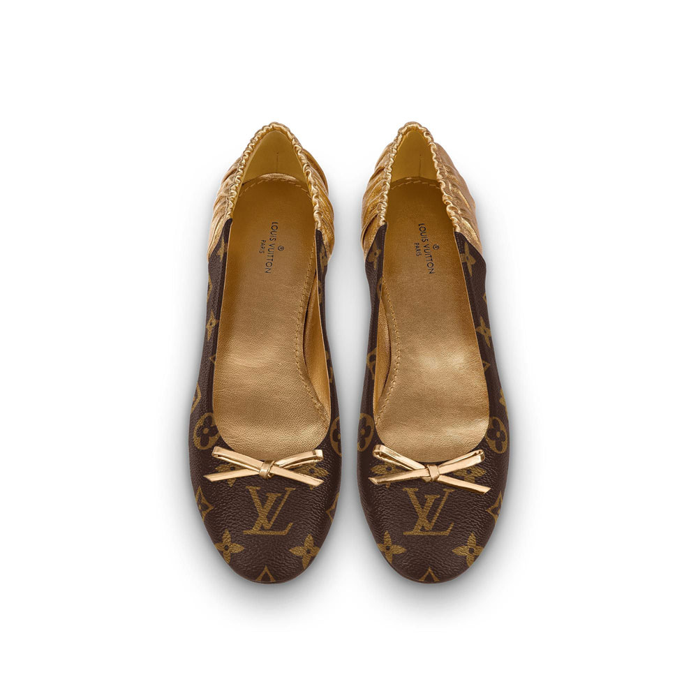 Louis Vuitton Joy Ballerina in Gold 1A86AH: Image 2