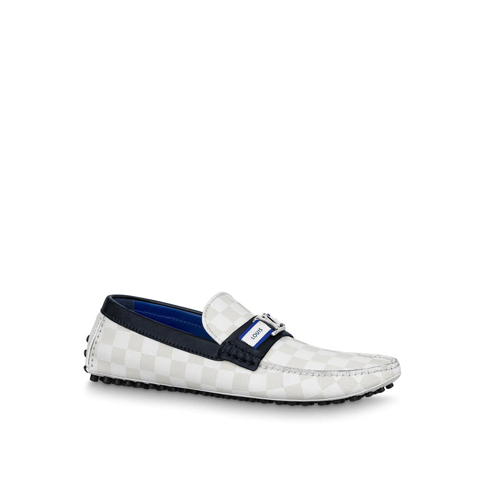 Louis Vuitton Hockenheim Mocassin in White 1A8IM5: Image 1