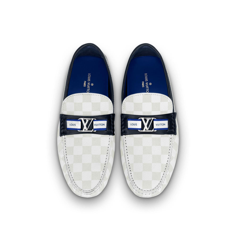 Louis Vuitton Hockenheim Mocassin in White 1A8IM5: Image 2